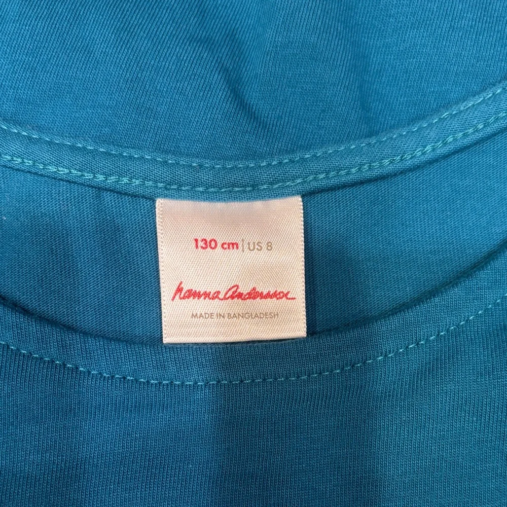 Hanna Andersson Teal dress size 8